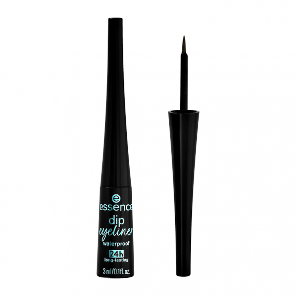 Подводка для глаз `ESSENCE` DIP EYELINER водостойкая 24H тон 01 Black