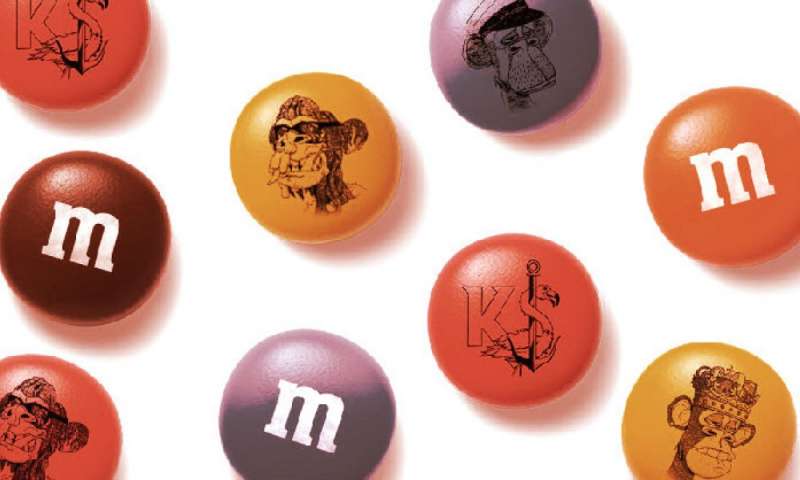 M&M's выпускает конфеты с изображением яхт-клуба Bored Ape