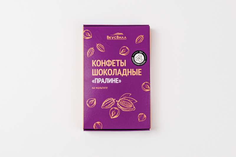 Конфеты шоколадные "Пралине" на мальтите